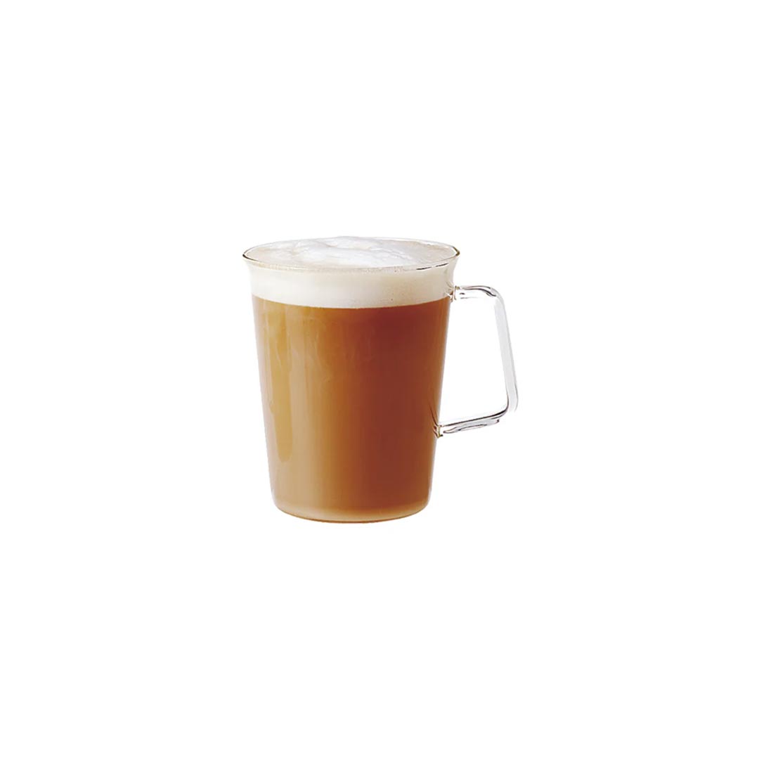 Glas met oor Cafe Latte 'CAST' (430ml) - KINTO