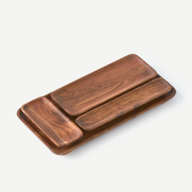 Houten dienbladen 'Planki Tray' set van 4 - Pols Potten