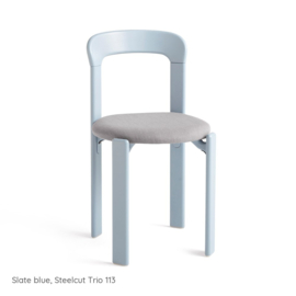 Rey Chair Slate blue, Steelcut Trio 113 - HAY
