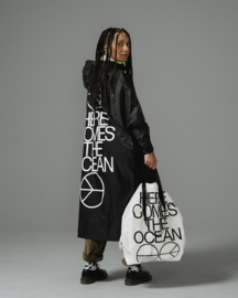 Shoppingbag L 'Ocean White' - Susan Bijl x Experimental Jetset
