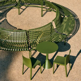Palissade Park Dining Bench OUT/OUT Starter Set - HAY