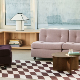 Shift Kelim Rug / Vloerkleed (Burgundy) - HAY