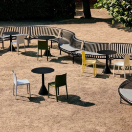 Palissade Park Dining Bench OUT/OUT Starter Set - HAY