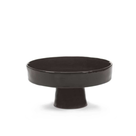 Servies La Mère - Diep bord met voet 25 cm Ebony - Marie Michielssen / Serax