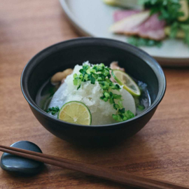 RIM bowl / kom MAT ZWART - KINTO