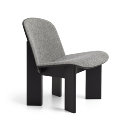 Chisel Lounge Chair Zwart Eiken Hallingdal 166 - HAY