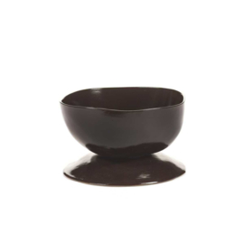 Servies La Mère - Hoge kom met voet 20,5 cm Ebony - Marie Michielssen / Serax