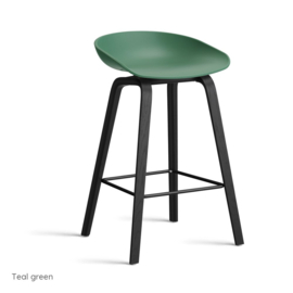 AAS 32 barkruk / keukenkruk, houten onderstel, ongestoffeerd - HAY