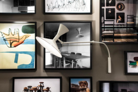 Wandlamp Marseille mini black - Le Corbusier / Nemo