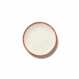 Servies Dé - Schoteltje / bordje 14 cm Off-White/Red var 2 - Ann Demeulemeester Serax