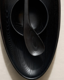 Out of lines - Slabestek set van 2 zwart hout - Serax / Uncharted