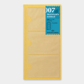 Refill 007 card file (visitekaarthouder) voor Traveler's Notebook - Traveler's Company