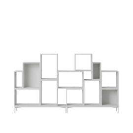 Boekenkast #3 (262 x 148 cm) Stacked Storage System - Muuto