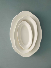 Servies Silhouette - Diep bord ovaal L 30 cm - Sergio Herman / Serax