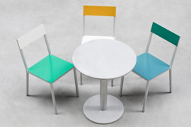alu chair green white - Muller Van Severen / Valerie Objects