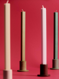 Set van 4 Hexagon kaarsen PASTEL - HAY