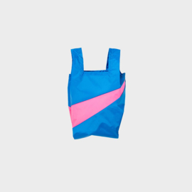 Shoppingbag S 'wave & fluo pink' - Susan Bijl AMPLIFY