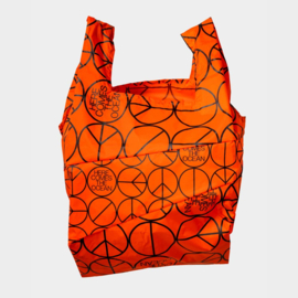 Shoppingbag L 'Peace Oranda' - Susan Bijl x Experimental Jetset