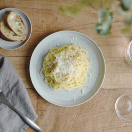 RIM plate / bord MAT ZWART - KINTO