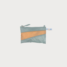 The New Pouch S 'grey & camel' - Susan Bijl