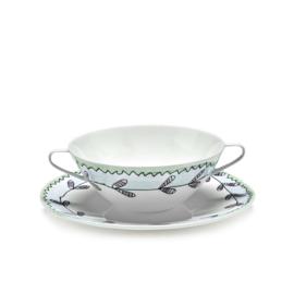 Soepkom 16 cm met Schotel Blossom Milk - Marni / Serax