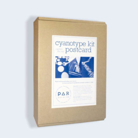 DIY Cyanotype kit Postcard - zelf blauwdruk prints of foto's afdrukken