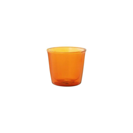 Amberkleurig dubbelwandig glas 'CAST' (250, 290, 340 ml) - KINTO