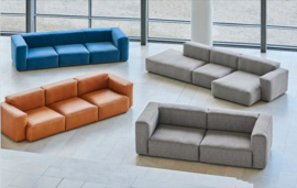 Mags Soft Sofa -  2,5 zits bank met lounge einde en chaise longue 256,5 cm