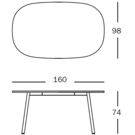 Tafel Déjà-vu (MDF) - Naoto Fukasawa / Magis