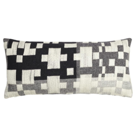 Langwerpig Kussen Pennan Woven White Black - Donna Wilson