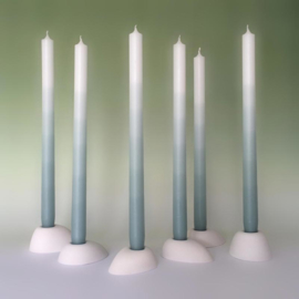 Gradiënt candle / kaars 'Jade Green' - Mo man tai