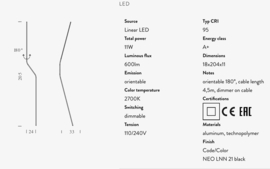 Neo vloerlamp - Bernhard Osann / Nemo