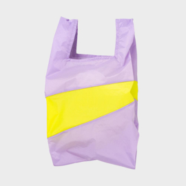 Shoppingbag L 'idea & fluo yellow' - Susan Bijl