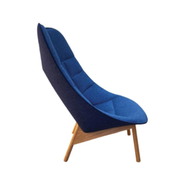 Uchiwa blauwe 'demin' fauteuil Metaphor - HAY