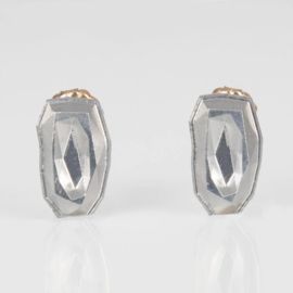 Oorbel 'Diamond Big' Aluminium - Tweek-Eek