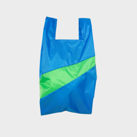 Shoppingbag M 'wave & greenscreen' - Susan Bijl FLASH