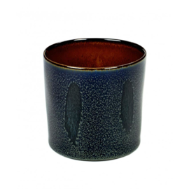 Beker cylinder hoog Dark Blue & Rust - Serax / Anita Le Grelle