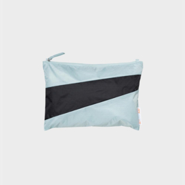 The New Pouch M 'Surf Spray & Black' - Susan Bijl UNTITLED