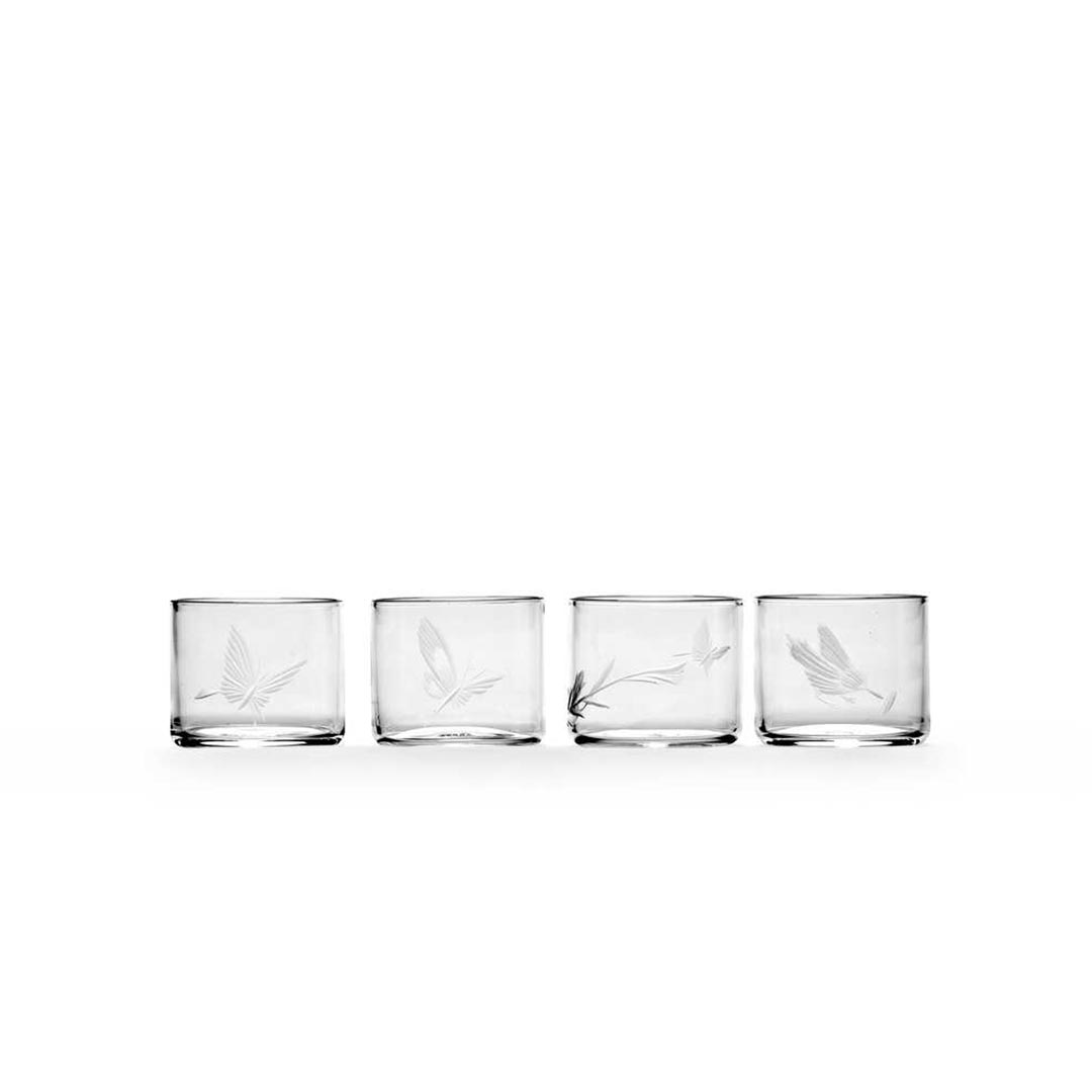 Servies Unity - Set van 4 shotglazen Ø 5 cm - Tomorrowland / Serax