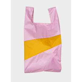Shoppingbag L 'Pale Pink & Lino' - Susan Bijl LEFTOVER