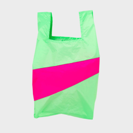 Shoppingbag L 'error & pretty pink' - Susan Bijl