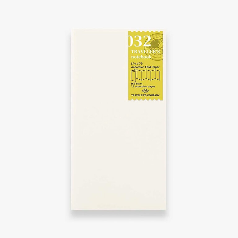 Refill 032 Accordion Fold Paper voor Traveler's Notebook - Traveler's Company