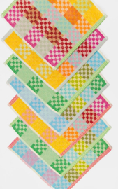 odds & ends multi cloth duo #55 checkered check - Foekje Fleur
