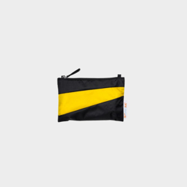 The New Pouch S 'Black & Sunflower' - Susan Bijl UNTITLED