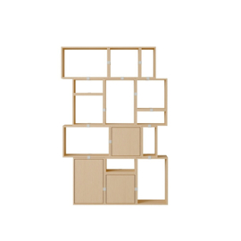 Boekenkast #2 (150 x 218 cm) Stacked Storage System - Muuto
