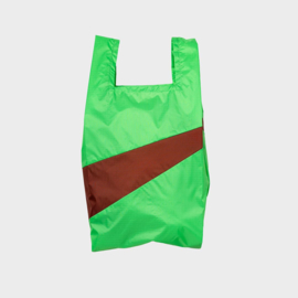 Shoppingbag M 'greenscreen & oxyde' - Susan Bijl FLASH