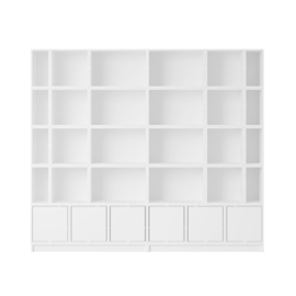 Boekenkast #1 (262 x 228 cm) Stacked Storage System - Muuto