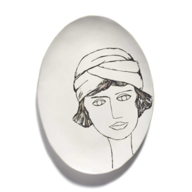 Servies La Mère - Bord Ovaal 37,5 cm Afbeelding- Marie Michielssen / Serax