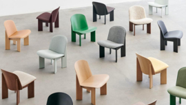 Chisel Lounge Chair LUSH GREEN - zelf samenstellen - HAY
