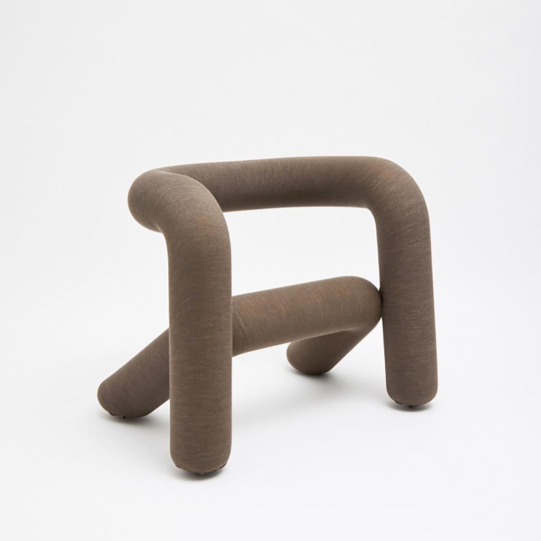 Extra Bold Armchair Brown-Ecru - Big-Game / Moustache
